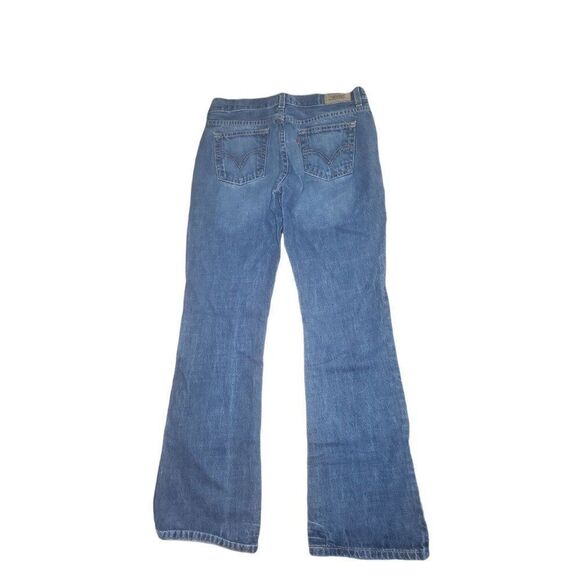 Levi's 515 Jeans Women Sz 6 M Bootcut Blue Denim Everyday Work - Picture 2 of 6